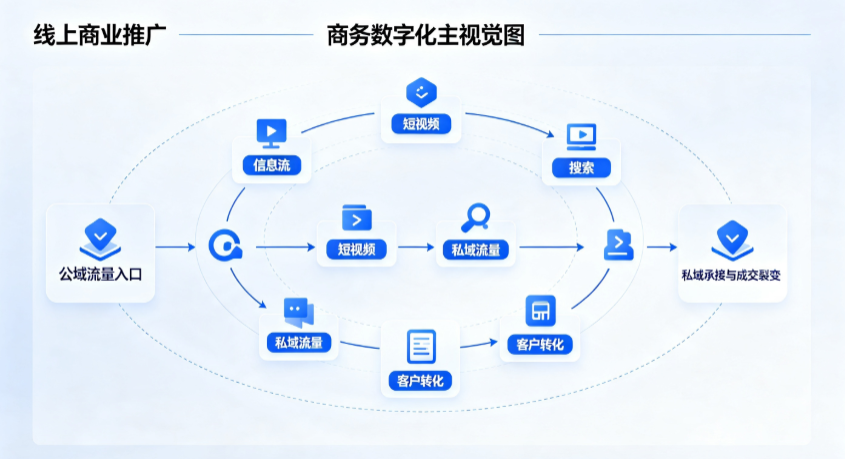 怀安县线上商业推广怎么做？全域流量闭环搭建与低成本转化实战指南